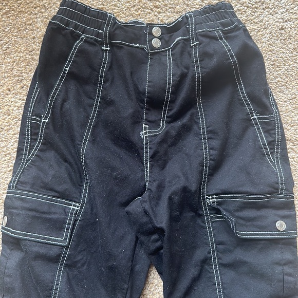 Blue Savvy Black Juniors Jeans Size 7 - Picture 6 of 16